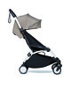 Babyzen YOYO2 Stroller White Frame with Taupe 6+ Color Pack image number 2